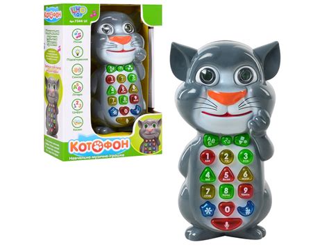 Умный телефон Котофон говорящий обучающий развивающий интерактивный ...