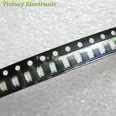 200 шт./лот 1206 красный светодиодный индикатор SMD свет 3216 диоды SMD ...