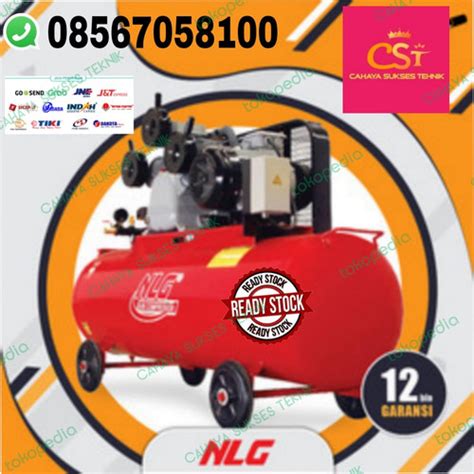 Jual NLG AIR COMPRESSOR 10 HP 500 L 3 PHASE BAC 5010 KOMPRESOR ANGIN