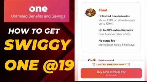 Swiggy One Membership 19how To Getswiggy Free Coupons And Free