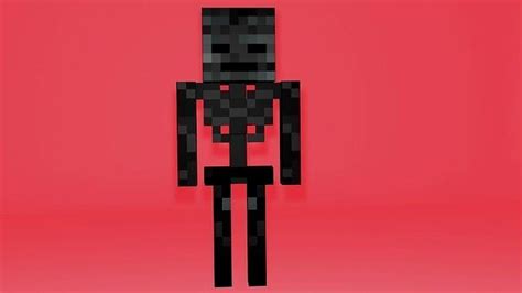 Wither Skeleton From Minecraft 3d Model