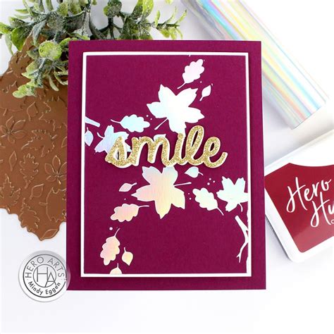 Hero Arts Hot Foil Plate Leafy Branches