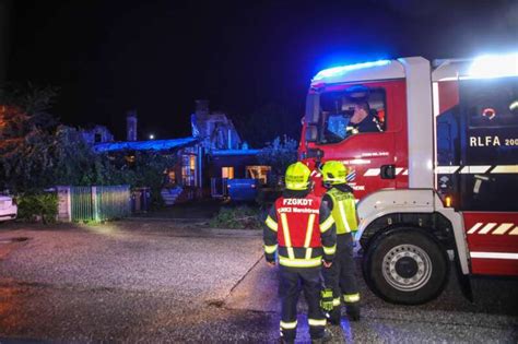 Schweres Unwetter Ber Ober Sterreich Sorgte F R Etwa Eins Tze Der