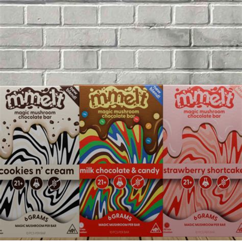 Mmelt Magic Mushroom Chocolate Bar 6g Great CBD Shop