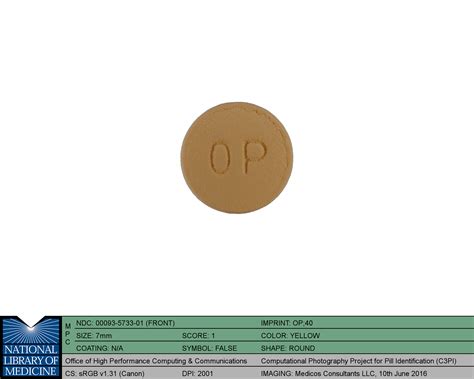 Pill Identification Images Of Oxycodone Hydrochloride Size Shape