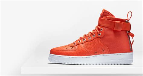 Nike SF AF1 Mid Team Orange Coming Soon Nice Kicks