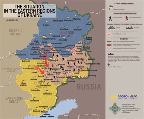 Donbass Ukraine War Map