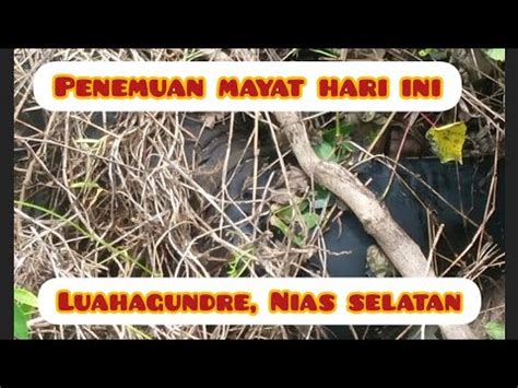 Penemuan Mayat Di Luahagundre Maniamolo Kab Nias Selatan Simak