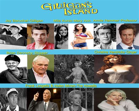 Gilligan's Island Movie Fan Cast by MoviezAreMyLife on DeviantArt