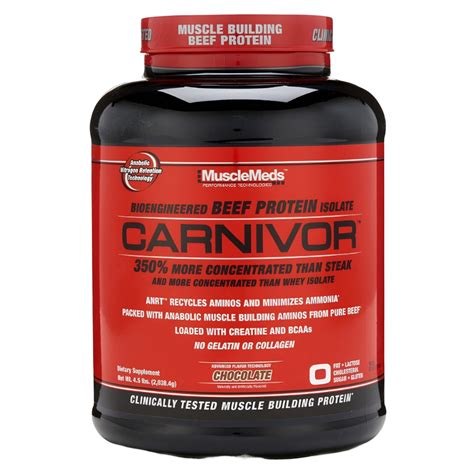 Musclemeds Carnivor Bioengineered Beef Protein Isolate Chocolate