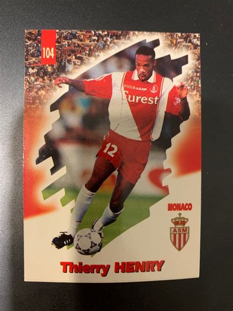 1997 98 Panini Foot Cards Thierry Henry 104 2nd Year Catawiki