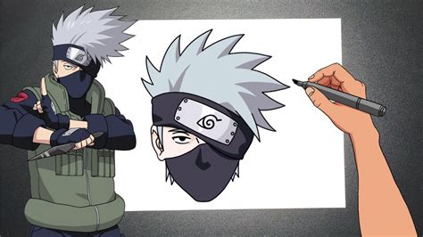 Como Desenhar O Kakashi Hatake Anime Naruto Passo A Passo Simples E