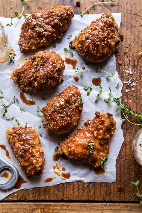 Oven Fried Southern Hot Honey Chicken Half Baked Harvest