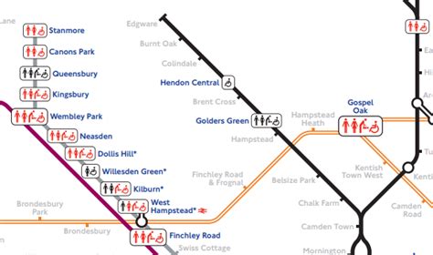 Old Jubilee Line Map