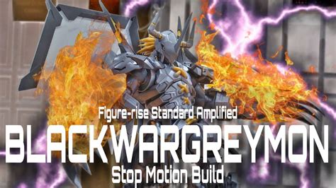 Blackwargreymon Figure Rise Standard Amplified Stop Motion Build