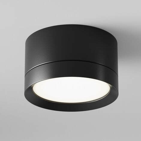 Maytoni Hoop Downlight Montato Su Superficie Nero Cm Gx