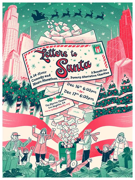 Letters to Santa Poster by Jon Wilcox on Dribbble