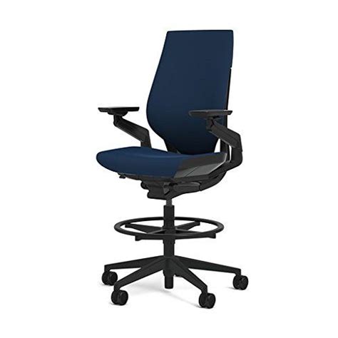 Steelcase Gesture Stool Chair Cogent Connect Blueprint Fabric