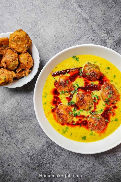 Punjabi Kadhi Pakora Recipe Best Dhaba Style Kadhi Pakora