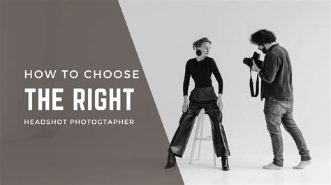 How To Choose The Right Headshot Photographer For You