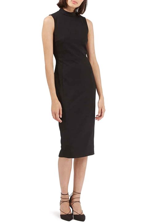 Topshop Sleeveless Midi Dress Nordstrom