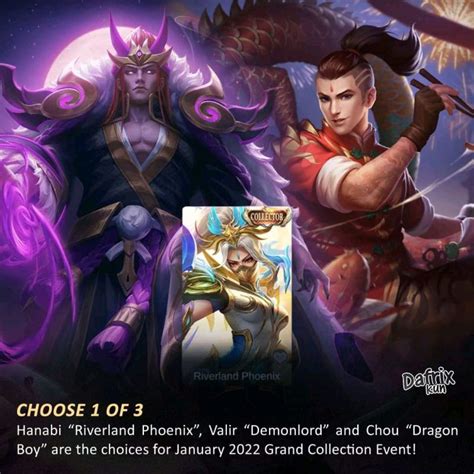 Pilihan Skin Collector Januari 2022 Mobile Legends ML Gemskul