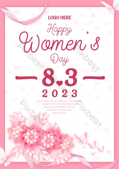 Poster To Celebrate International Women's Day March 8 | PSD Free ...