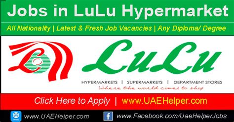 Lulu Hypermarket Careers Latest Lulu Jobs Lulu Careers Lulu