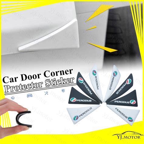 แผ่นสติกเกอร์ Pvc ป้องกันรอยขีดข่วน สําหรับติดมุมประตูรถยนต์ Car Door