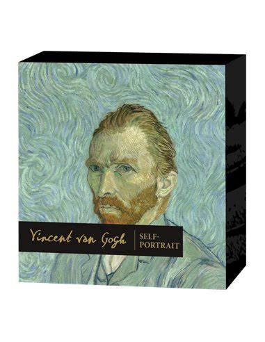 Self Portrait Vincent Van Gogh Oz Moneda Plata Niue