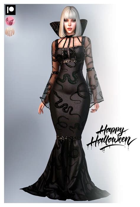 Early Access HALLOWEEN COLLAB SonyaSims SNAKES COSTUME DRESS P185