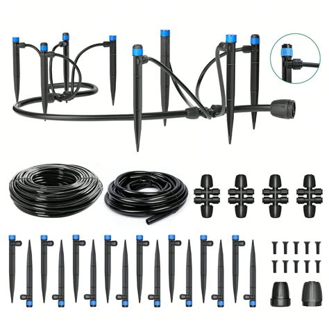 Drip Irrigation System 95ft Garden Irrigation System Plants Watering System For Lawn Patio