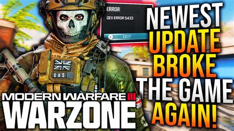 Whosimmortal Warzone New Emergency Update Patch Notes Major Game