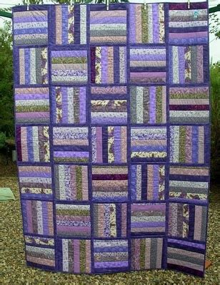 Lovely Purple Quilt | Purple quilts, Picture quilts, Log cabin quilt ...