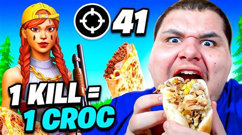 1 Kill 1 Croc Kebab Fortnite Battle Royale Youtube