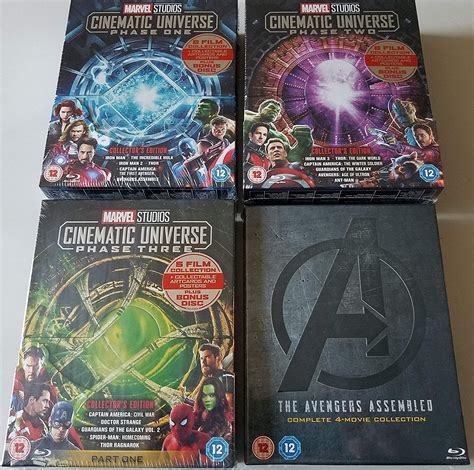 Amazon Marvel Cinematic Universe Phase One Two And Three W