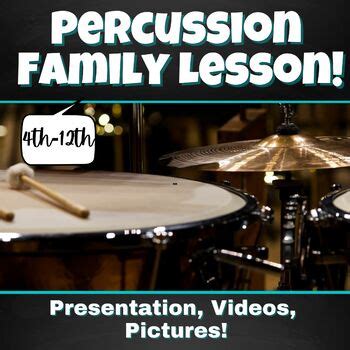 Percussion Family Lesson! by The Meaningful Music Store | TPT