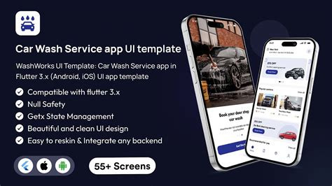 Washworks Ui Template Car Wash Service App In Flutter X Android