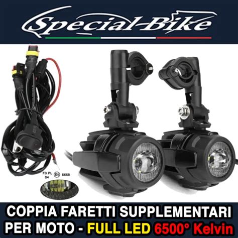 KIT FARETTI AUSILIARI Full Led Con Cablaggio Per Moto Trk 502 Benelli