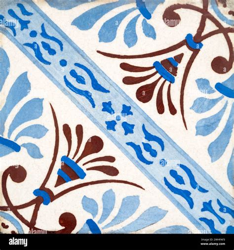 Old Tiles Detail Stock Photo Alamy