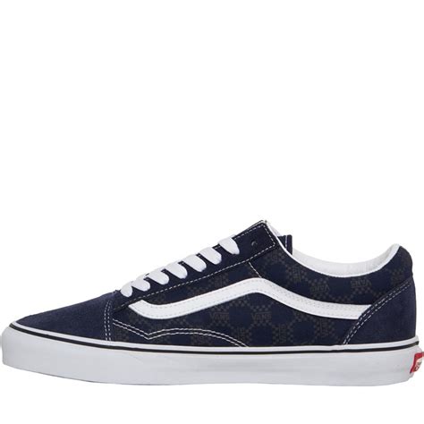 Buy Vans Old Skool Monogram Trainers Parisian Night