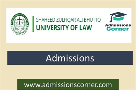 Shaheed Zulfiqar Ali Bhutto University Of Law Admissions Fall