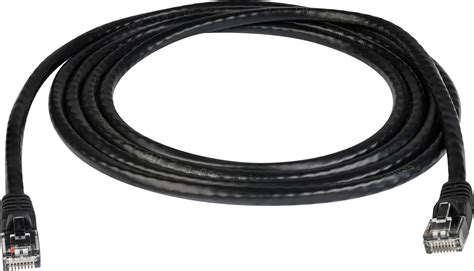 Connectronics Molded Utp Cat6 Cable 24awg 50u 10 Foot Black