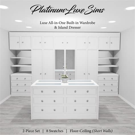 PlatinumLuxeSims Xplatinumxluxexsimsx Luxe All In One Built In