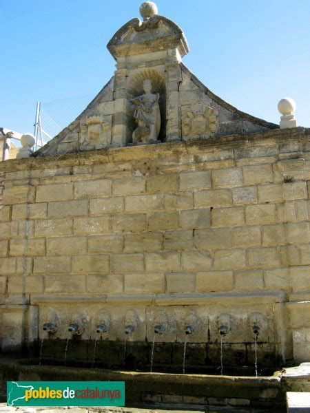 Font De Les Canelles Santa Coloma De Queralt Pobles De Catalunya