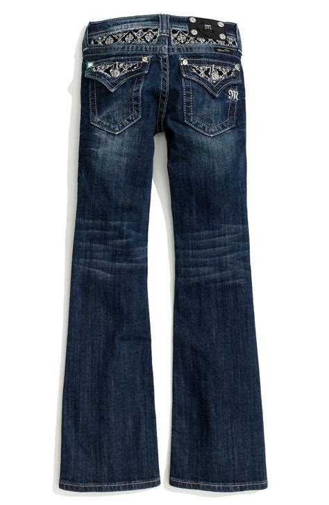 Miss Me Embellished Boot Cut Jeans Big Girls Nordstrom