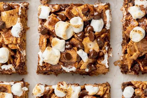 Smores Cereal Bars Recipe