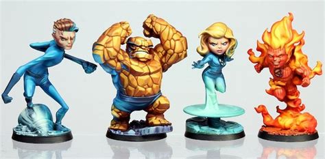 Marvel United X Men By CMON Painted Marvels Fantastic Four