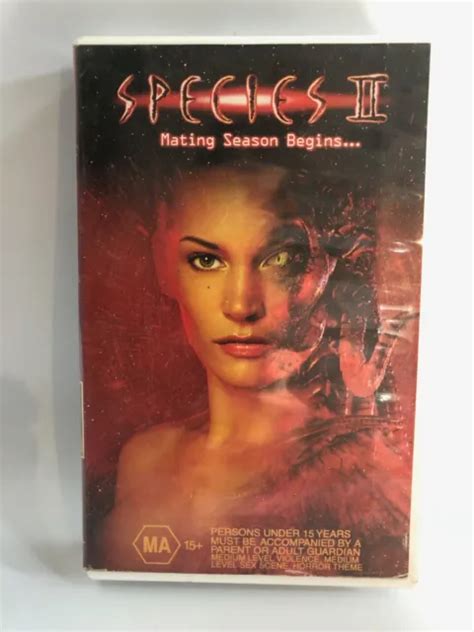 Species Ii Rare Au Ex Rental Mgm Ua Video Vhs Cult Sci Fi Monster Movie