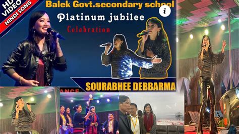 Indian Idol Season Winner Sourabhee Debbarma Stage Performance Balek